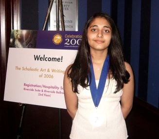 Image of Moha with her medal